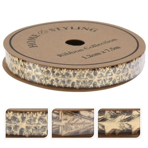 Gold Ribbon 12mm x 7.5m | Koopman