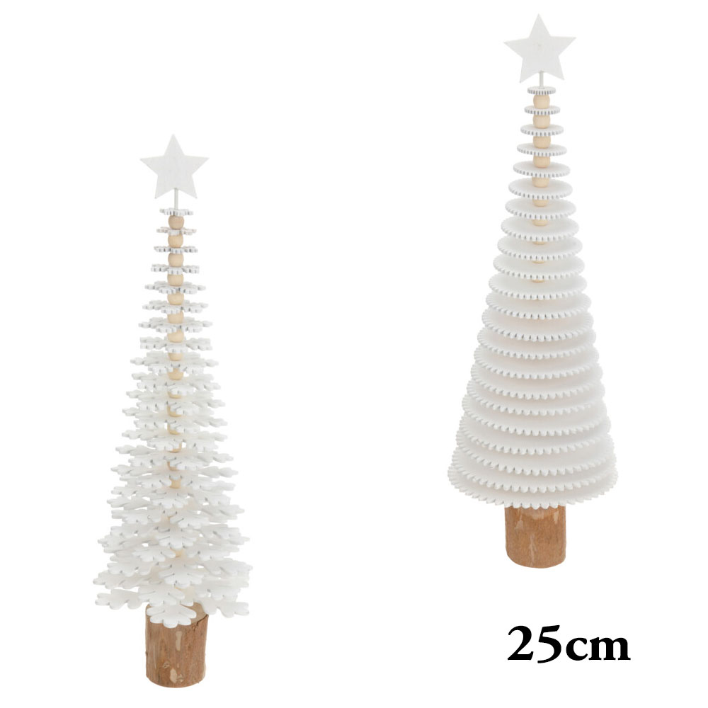 White Christmas Tree – 25cm | Koopman - Product Image