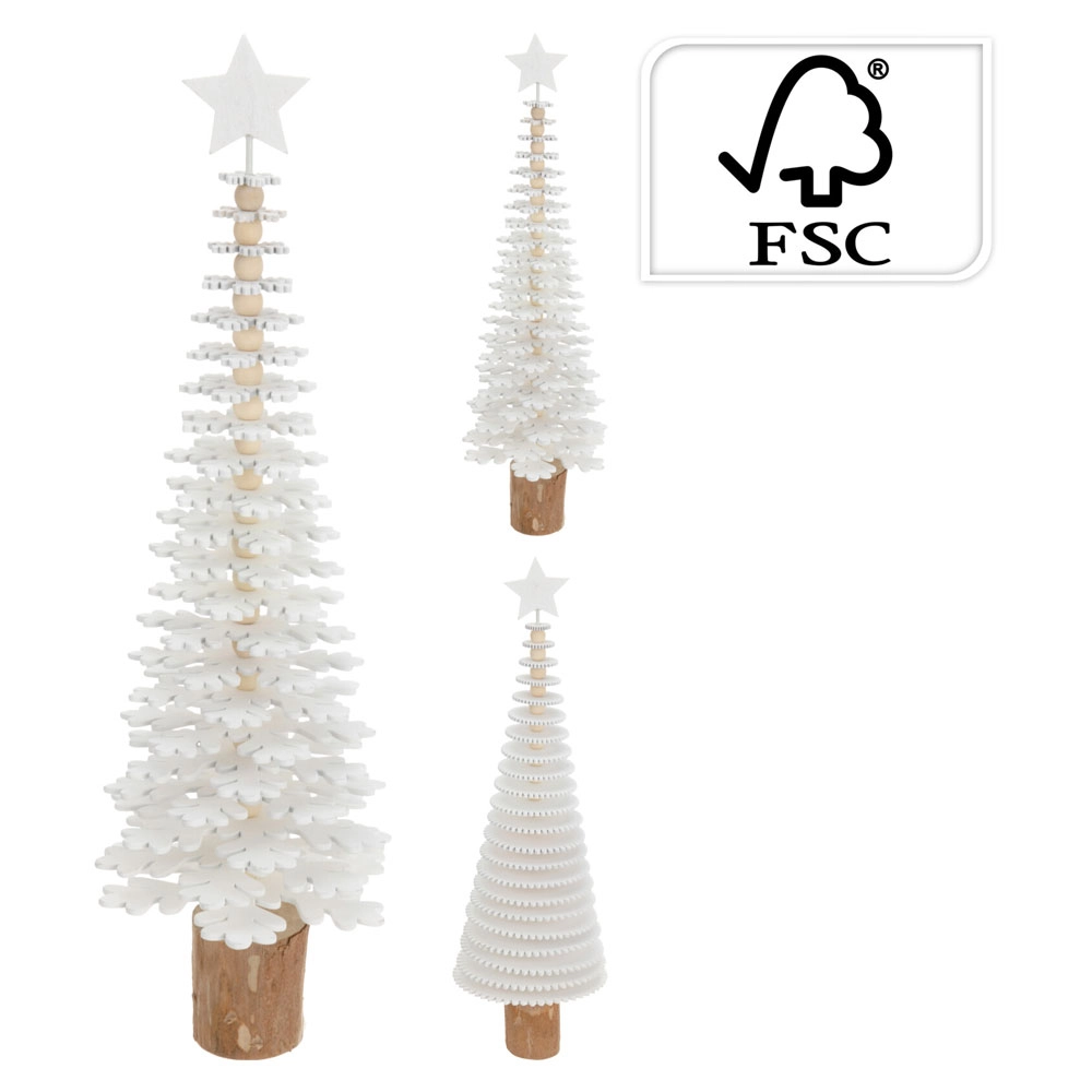 White Christmas Tree – 25cm | Koopman - Product Image