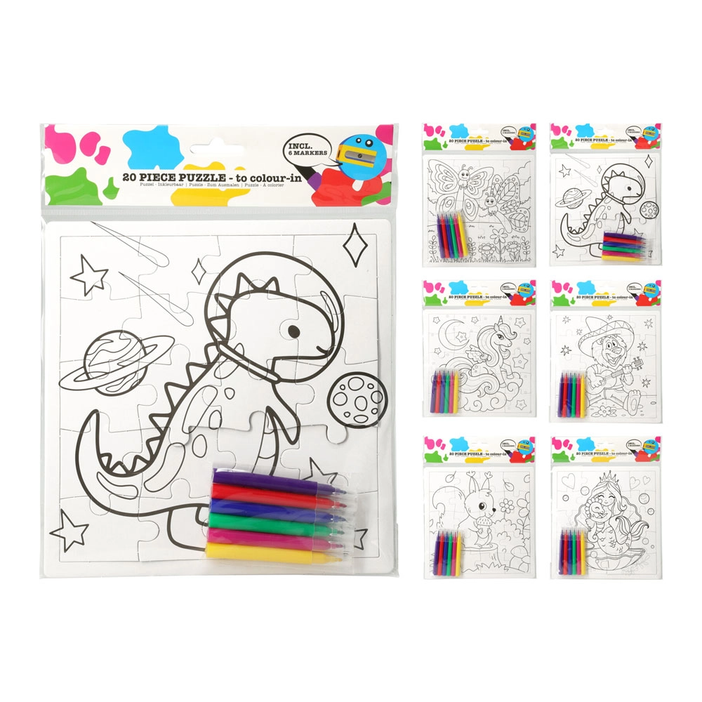 Colorable Puzzle  21×21cm - Product Image