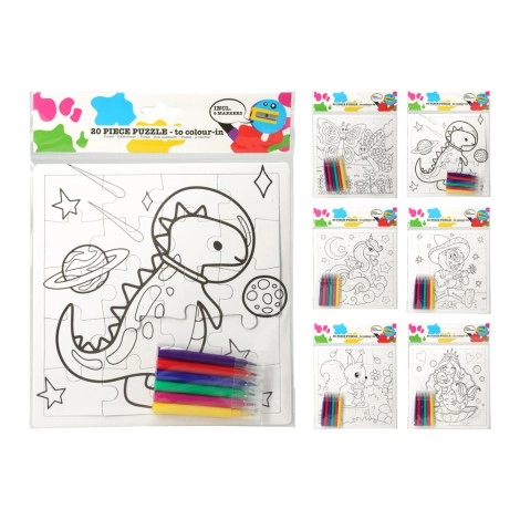 Colorable Puzzle 21×21cm