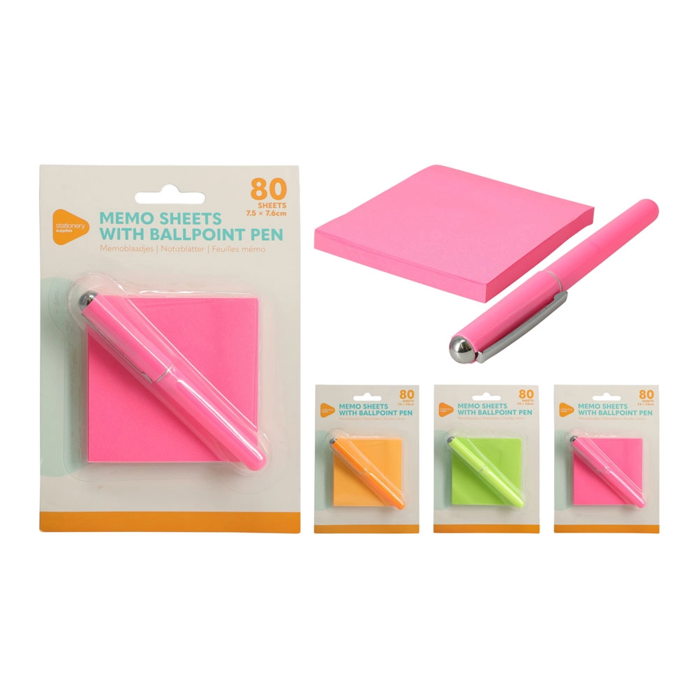 Sticky Notes with Ballpen | Koopman