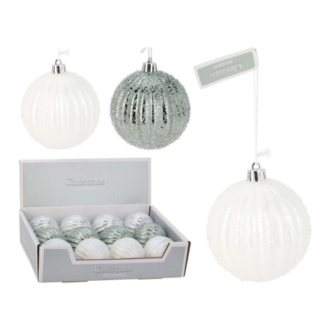 Frosted Christmas Balls 80mm | Koopman