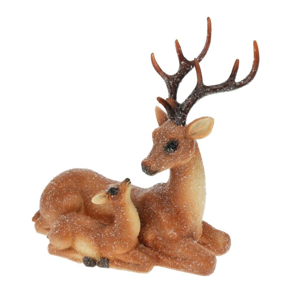 Elegant Sitting Reindeer Figurine | Koopman - Product Image