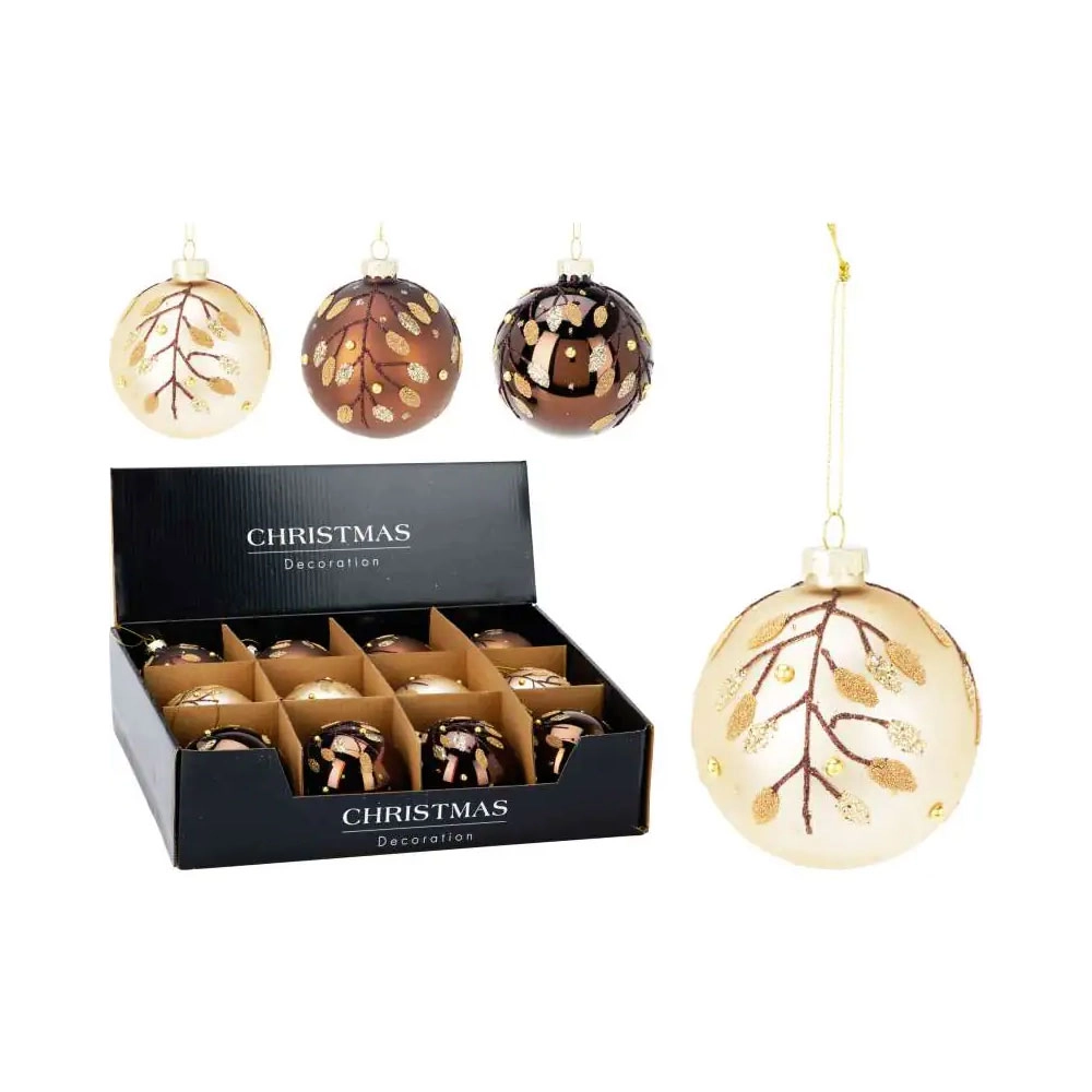 Glass Christmas Balls 80mm | Koopman