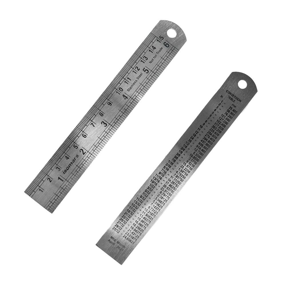 Stainless Steel Ruler 15cm | Isomars
