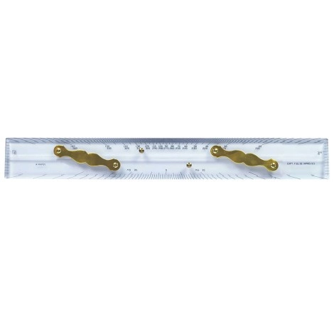 Marine/Nautical Parallel Bar Ruler 38cm | Isomars