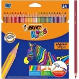 Kids Stripes Coloring Pencils 24pcs | BIC