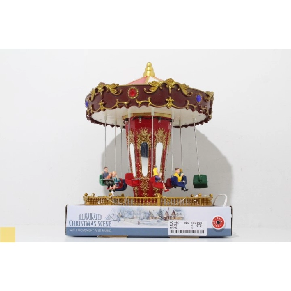 Magical LED Christmas Carousel 27cm | Koopman