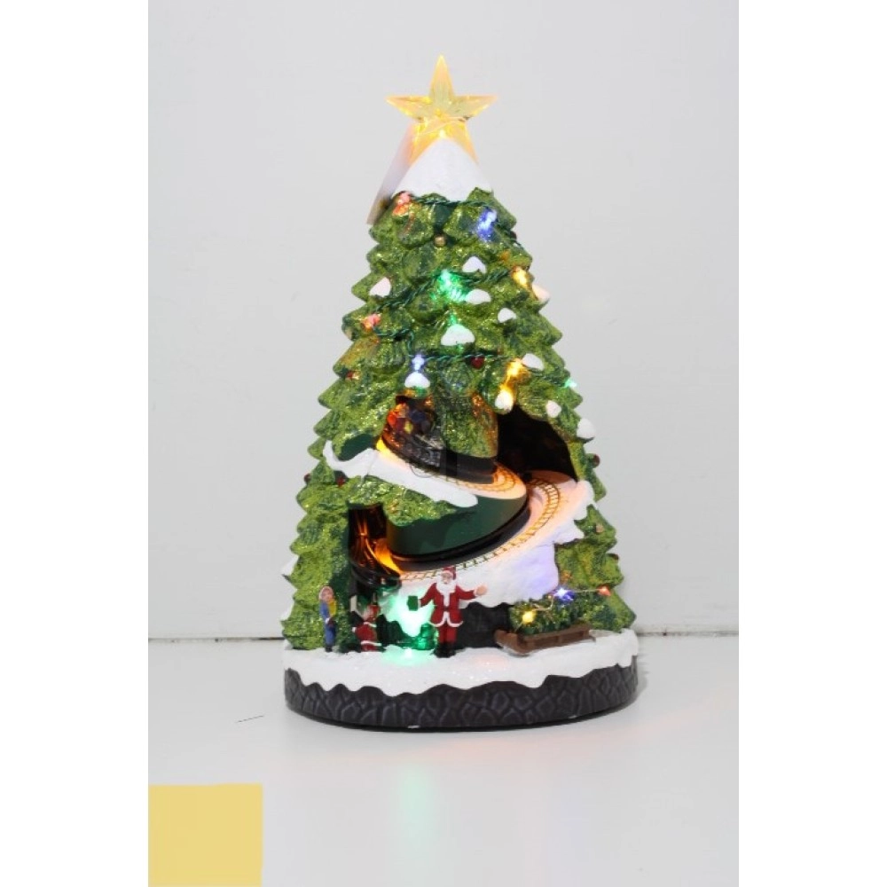 Enchanted LED Christmas Tree Village 38cm | Koopman - Product Image