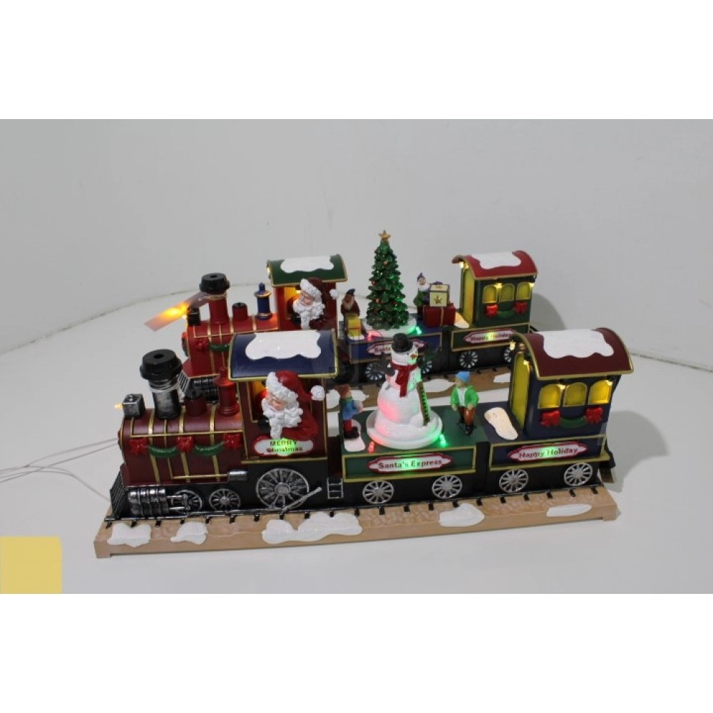 Festive LED Santa Train | Koopman - Product Image