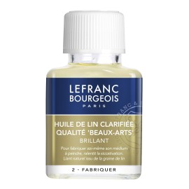 CLARIFIED LINSEED OIL 75ML - Lefranc & Bourgeois