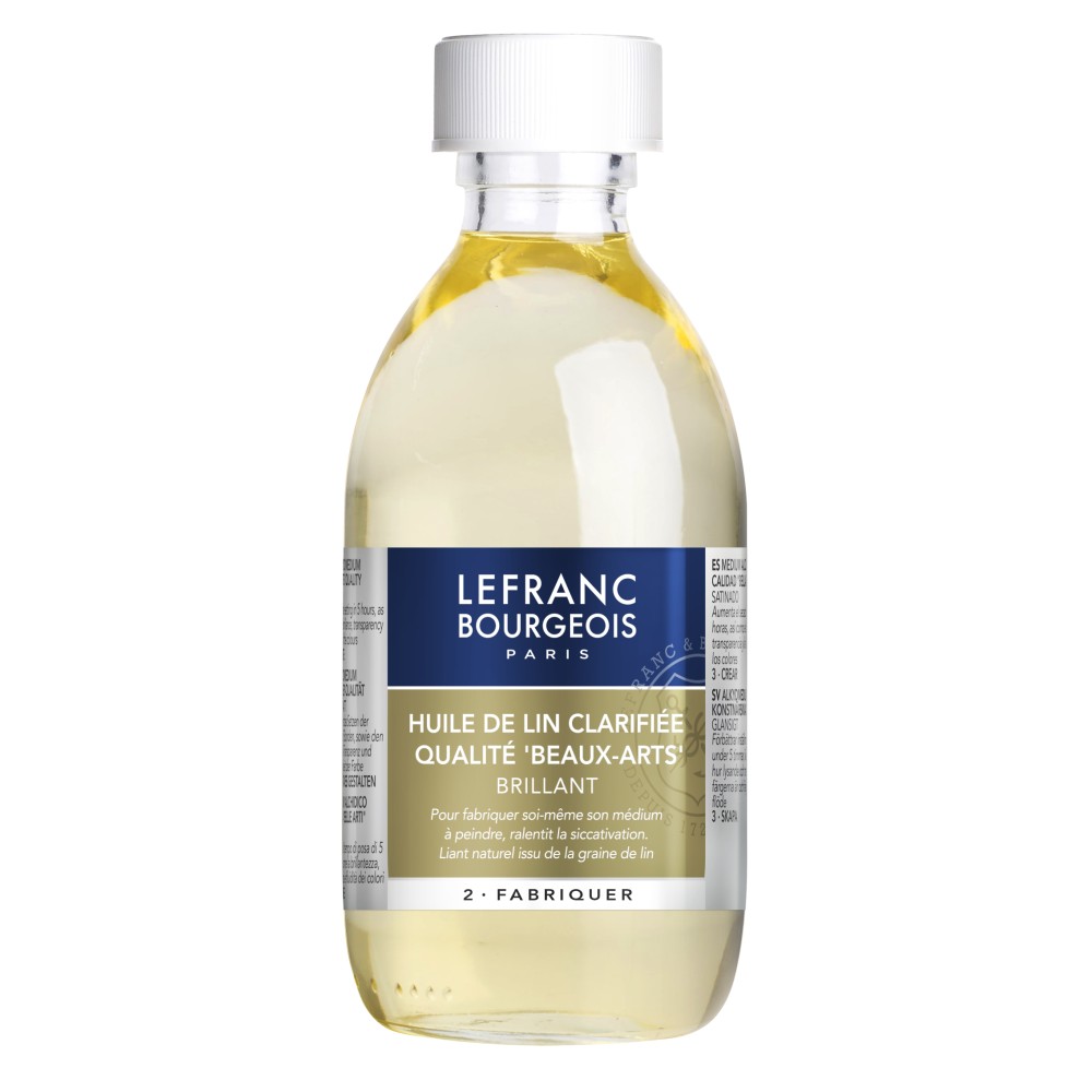 Clarified Linseed Medium Oil 250ml | Lefranc & Bourgeois