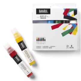 Acrylic Marker Classics Set of 6 | Liquitex