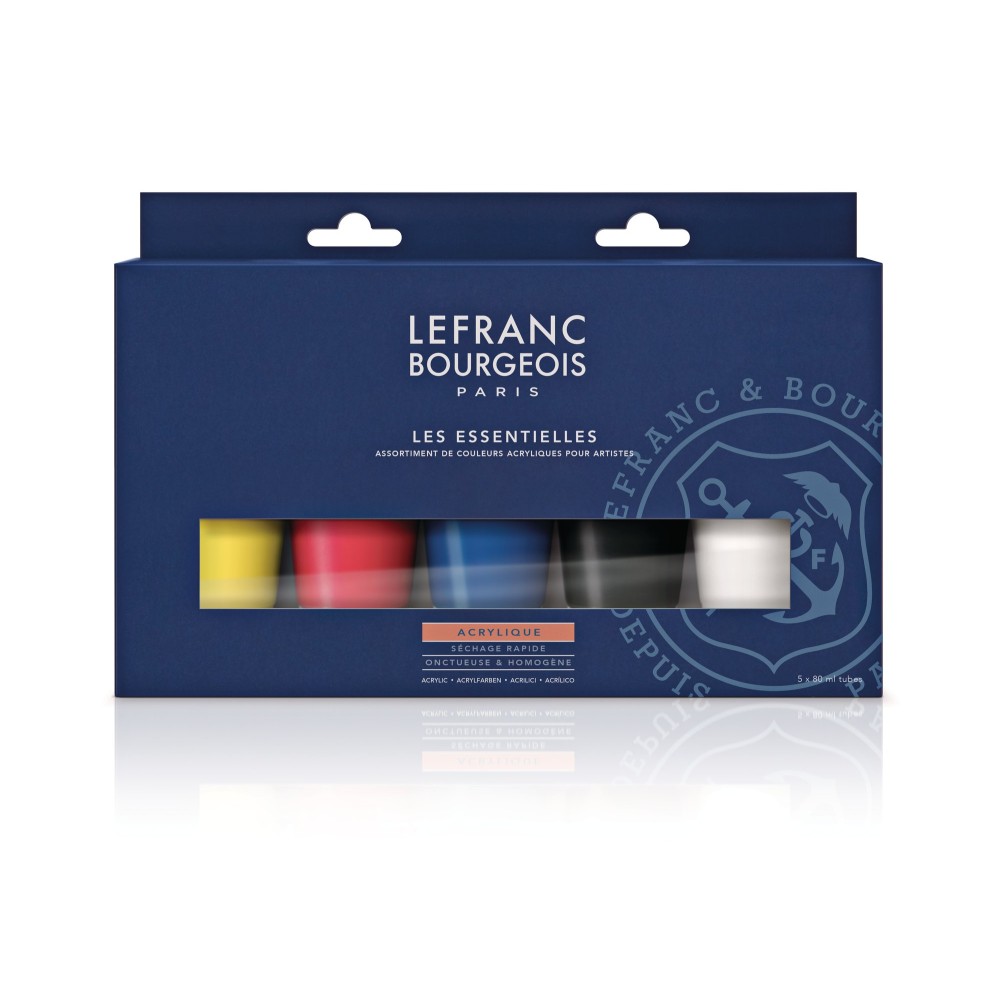 A set of Basic Acrylic Colors from | Lefranc & Bourgeois