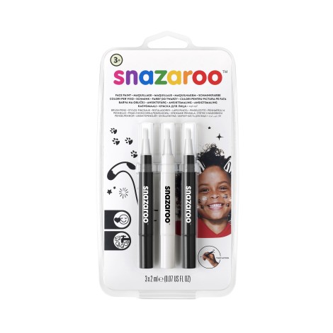 Brush Pen monochrome Pack | Snazaroo