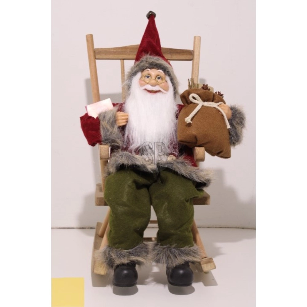 Santa Rocking Chair 45cm | Koopman - Product Image