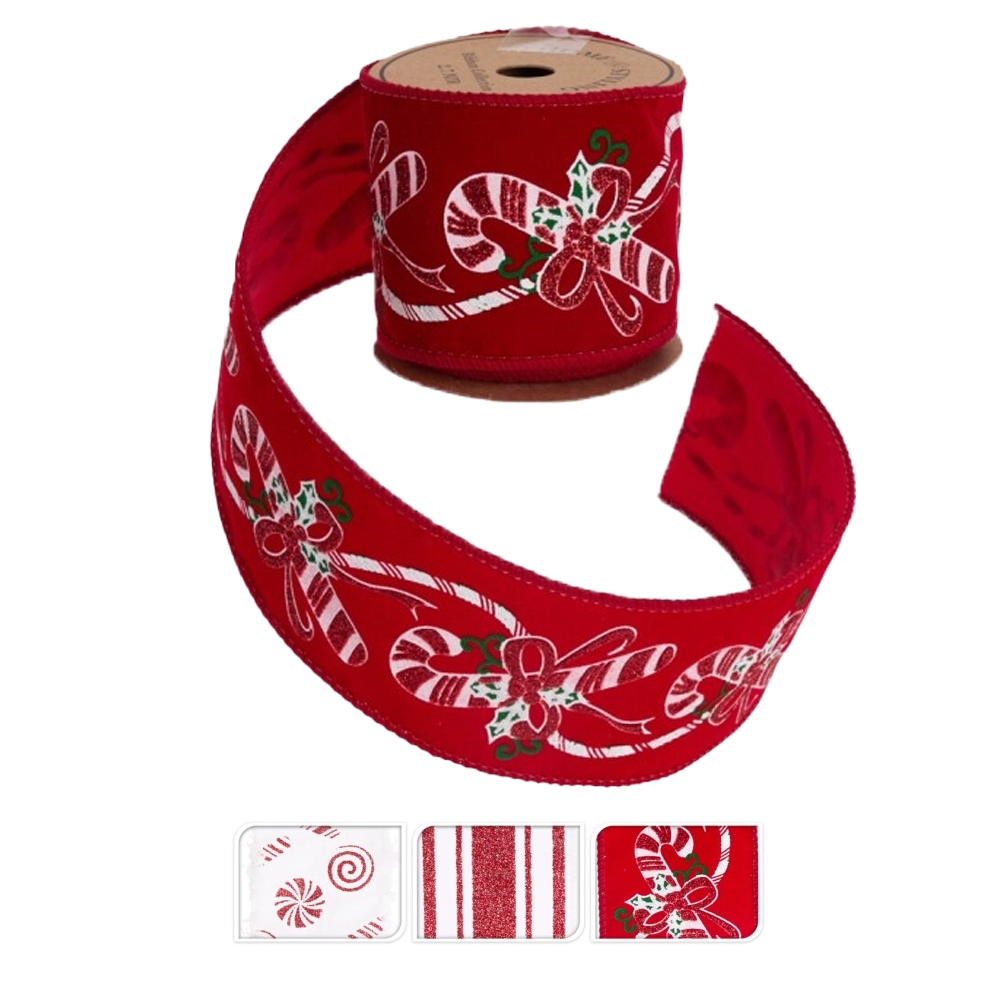 Decorative Red Ribbon 270×6cm | Koopman - Product Image
