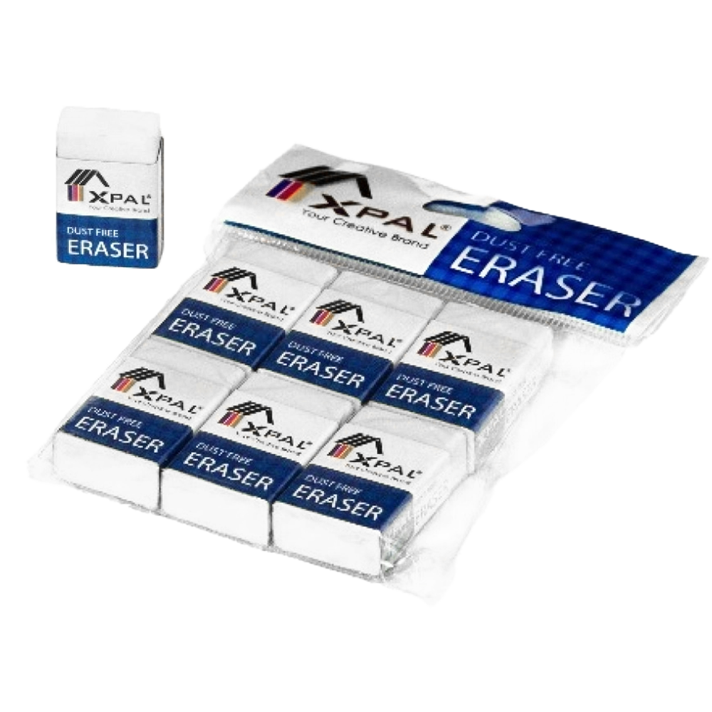 Eraser Small 6pcs | Xpal - Product Image