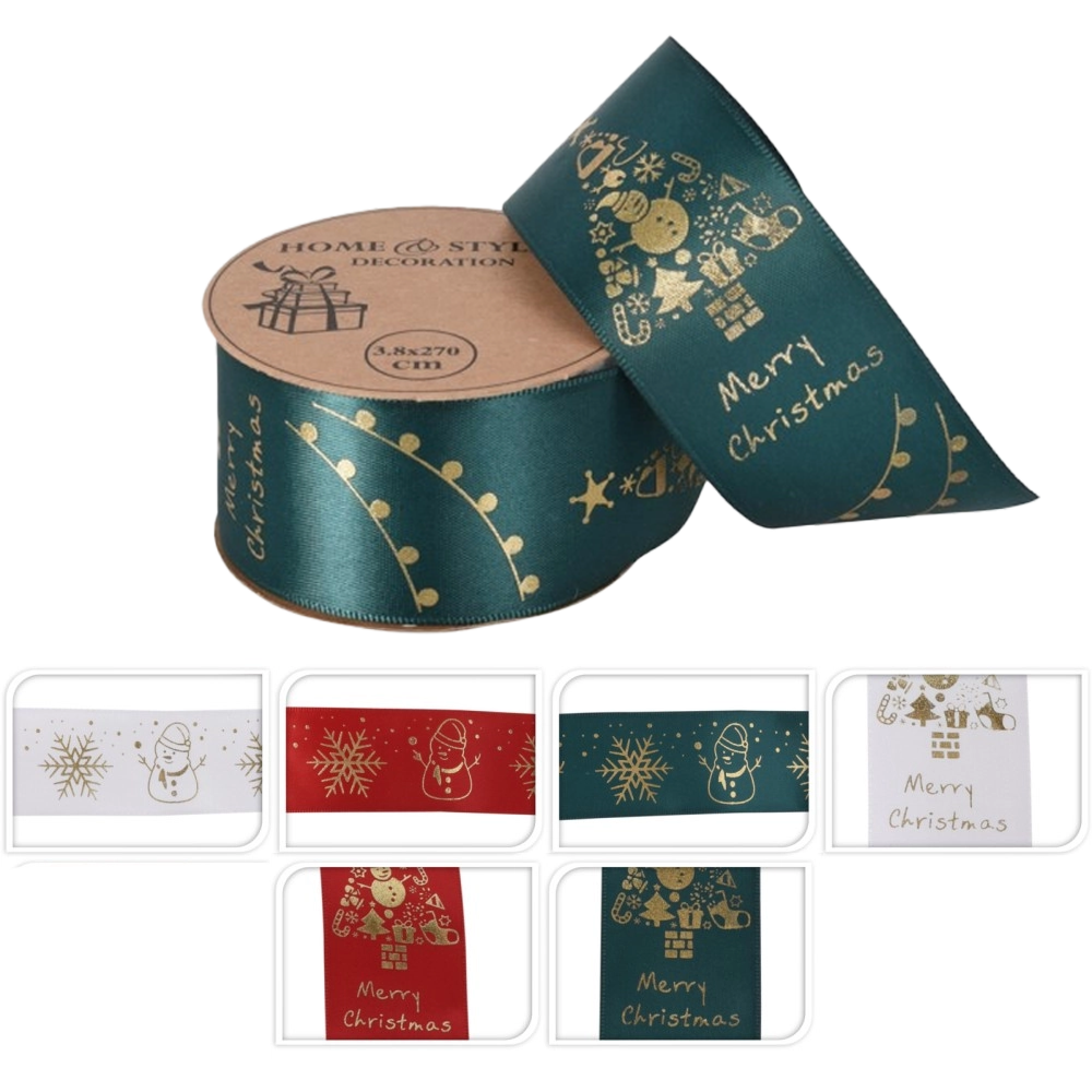 Festive Printed Ribbon 38mm | Koopman - Product Image