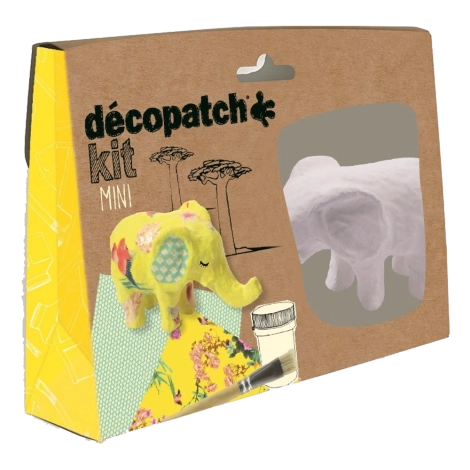 Elephant Mini Kit Paper Mache | Decopatch