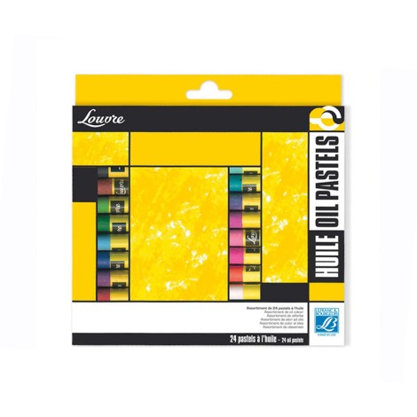 Louvre Oil Pastel Color Set Of 24 | Lefranc & Bourgeois