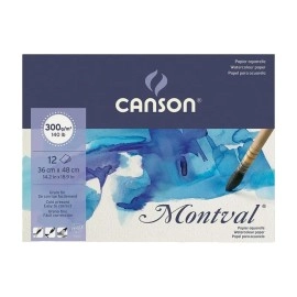 Montval Natural White Cold Pressed 36x48cm | Canson
