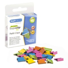 Supaclip Multi Colored Clips (Pack 50)