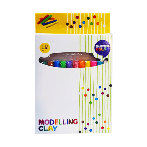 Small Modeling Clay Set Of 12 | Super Color