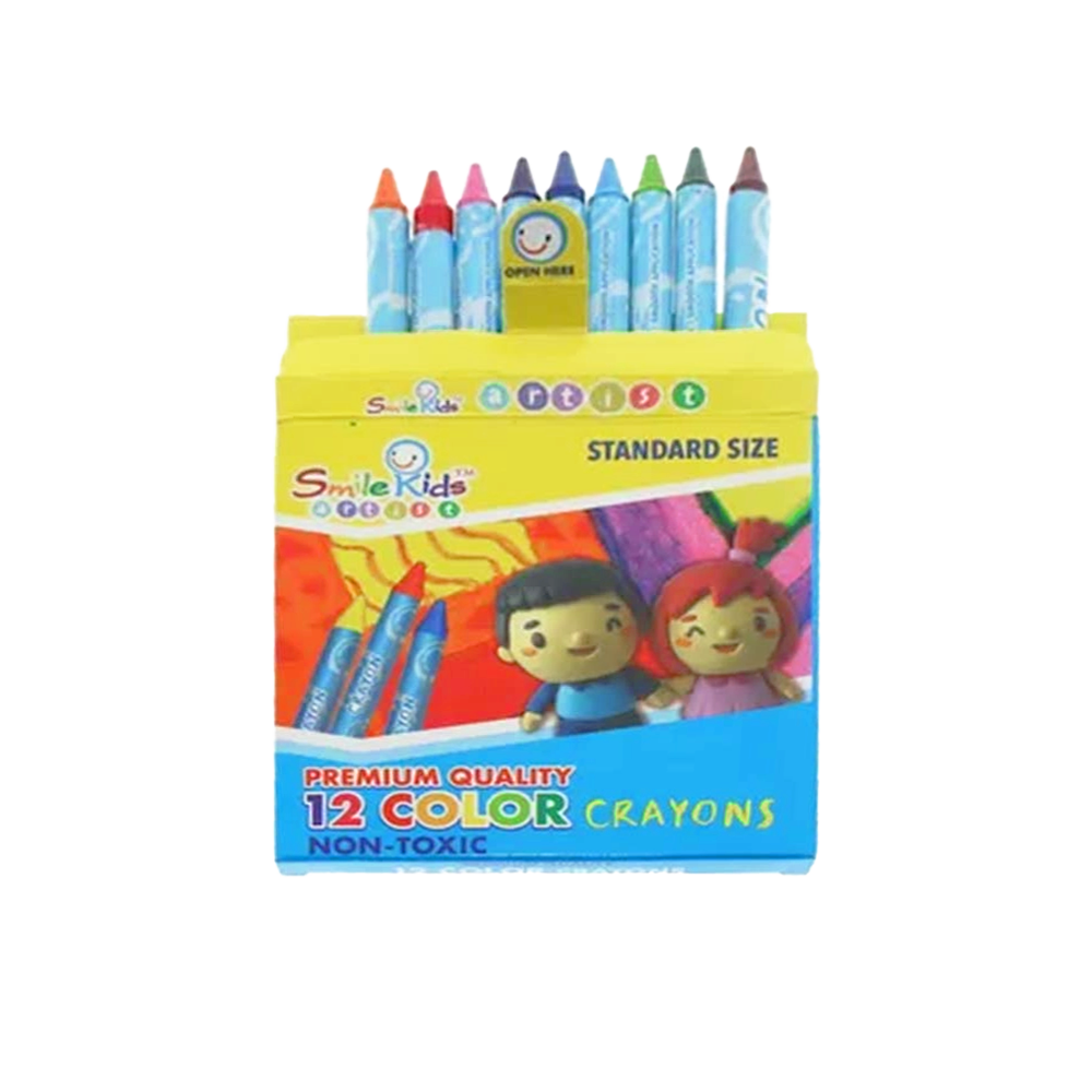 Standard Colors Crayons 12pcs | Smile Kids - Product Image