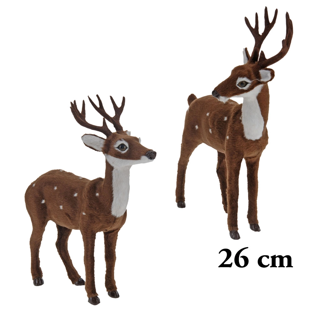 Standing Deer brown 26cm | Koopman - Product Image
