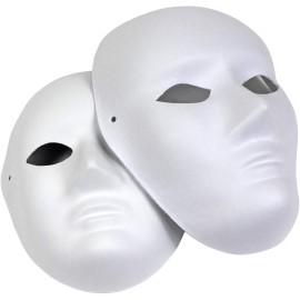 Paper Masks Plain White