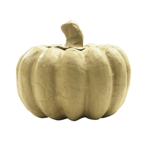 Pumpkin box Paper Mache | decopatch