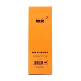 Rhodia Bloc memo pad a trustworthy tool for your daily notes 7.4 X 21 Cm lined