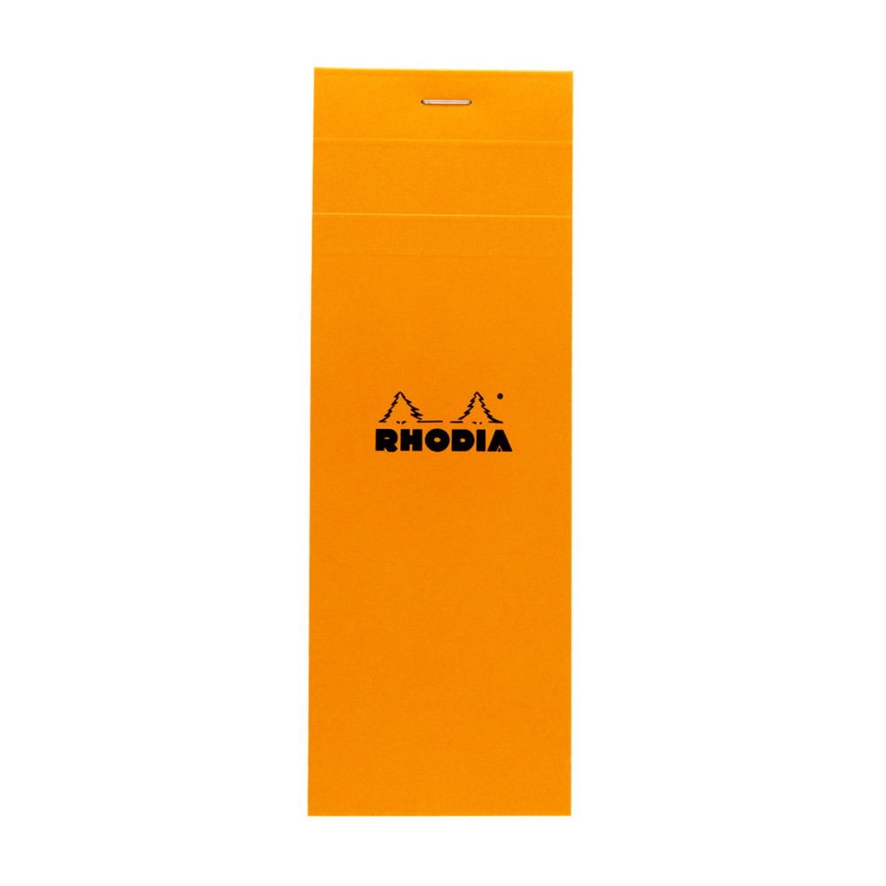 Rhodia Bloc No. 8 Notepad 7.4 x 21 cm Orange, Squared