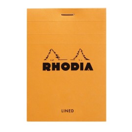 Rhodia Head stapled pad N°12 8,5x12 cm lined Orange