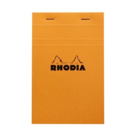 Rhodia Head stapled pad N°14 11x17 cm Squared Orange