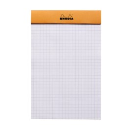 Rhodia Bloc No. 16 Notepad 14.8 x 21 cm orange , Squared
