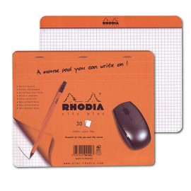Rhodia click mouse pad block 5mm grid 19x23cm 