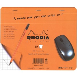 Rhodia click mouse pad block 5mm grid 19x23cm 