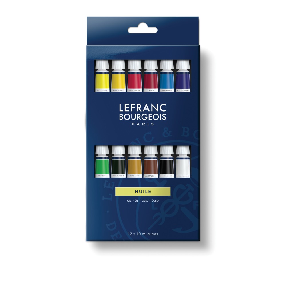 Oil Color Set of 12x10ml | Lefranc & Bourgeois