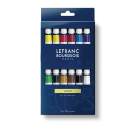 Oil Color 12 Tubes Set | Lefranc & Bourgeois Oil Color 12 Tubes Set | Lefranc & Bourgeois - Thumbnail 1