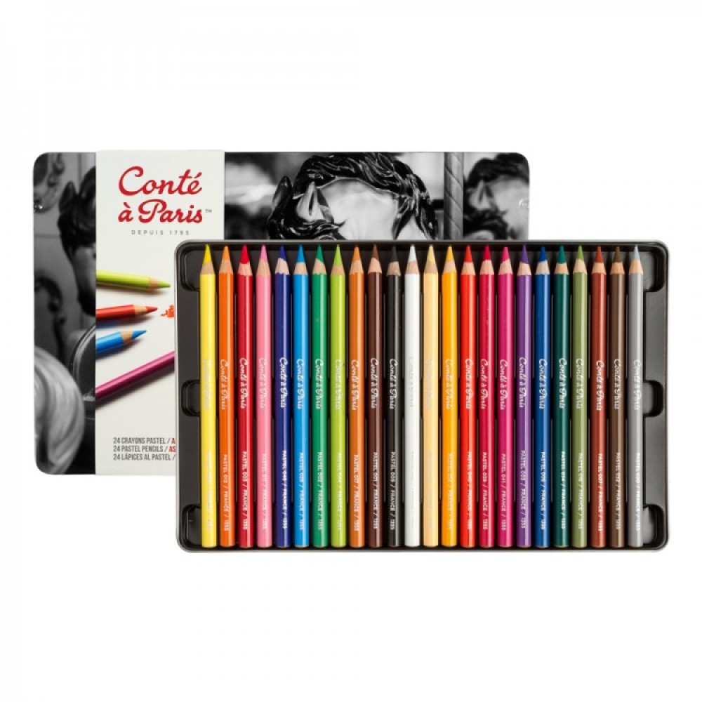 Pastel Pencil Set of 24 | conte a paris