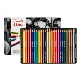 Pastel Pencil Set Of 24 | Conte A Paris