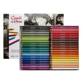Colored Pencil Set Of 48 | Conte A Paris
