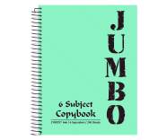JUMBO Notebook Multiple 6 Subjects	