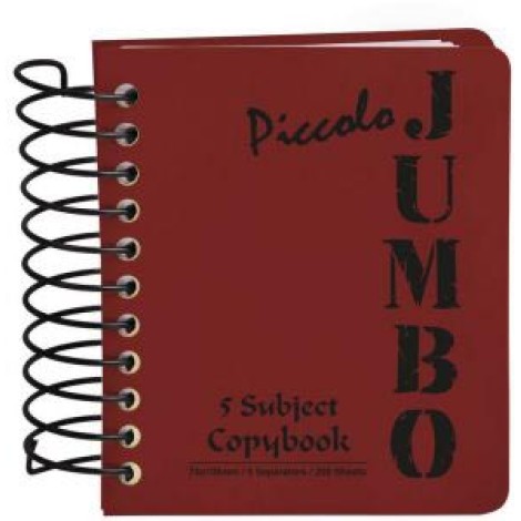 Mintra Piccolo Jumbo Lined Note Book- 7.3×10cm, 200 Sheets