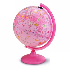 Globe 25 Cm Pink Zoo Eng 325 P