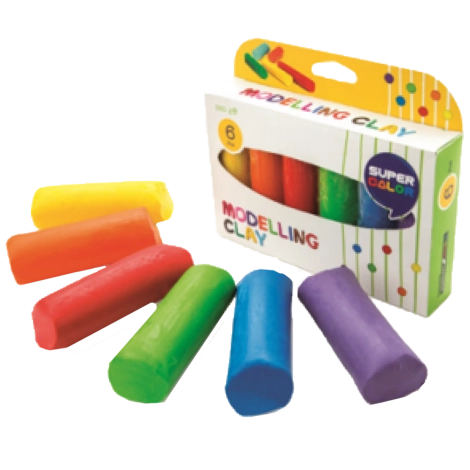 Modeling Clay Set Of 6 | Super Color