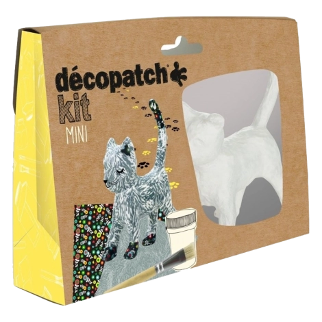 Cat Mini Kit Paper Mache | Decopatch